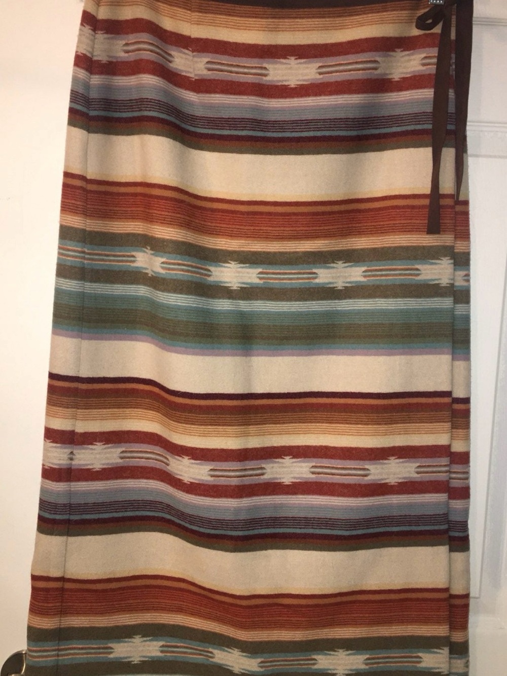 Pendleton Faux Wrap Skirt - Picture 2 of 8
